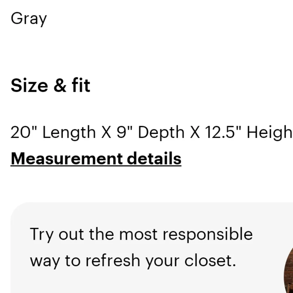 Natural By Known Supply Gray and White Striped Weekender - Picture 4 of 4